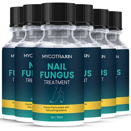 Mycotraxin nail drops bottle display